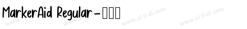 MarkerAid Regular字体转换